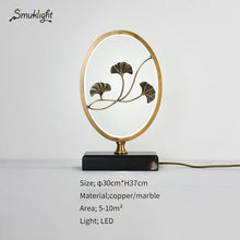 Load image into Gallery viewer, Modern Chinese style copper decorative table lamp