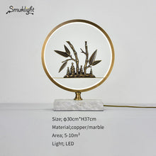 Load image into Gallery viewer, Modern Chinese style copper decorative table lamp