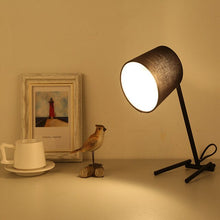 Load image into Gallery viewer, Japanese style Concise Cloth Led Desk Lamp