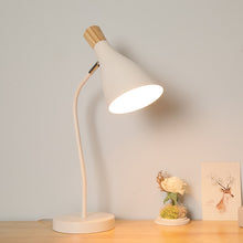 Load image into Gallery viewer, Wooden Bedside Luminaria Reading Lighting