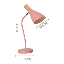Load image into Gallery viewer, Wooden Bedside Luminaria Reading Lighting