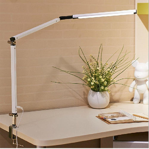 Metal Swing Arm Dimmable Table Lamp