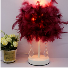 Load image into Gallery viewer, European crystal Rose Night Light lamp