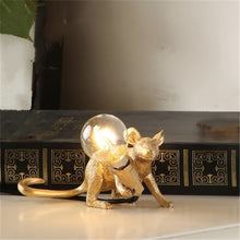 Load image into Gallery viewer, Italy Designer Mouse Resin Table Lamp