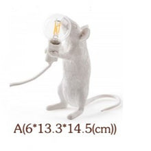 Load image into Gallery viewer, Italy Designer Mouse Resin Table Lamp