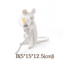 Load image into Gallery viewer, Italy Designer Mouse Resin Table Lamp