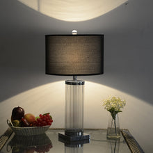 Load image into Gallery viewer, Fabric Wrought Iron Table Lamp