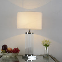 Load image into Gallery viewer, Fabric Wrought Iron Table Lamp