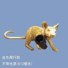 Load image into Gallery viewer, Postmodern  Resin Animal Rat Mouse Table Lamp