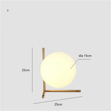 Load image into Gallery viewer, Star wish Modern nordic Glass ball table lights Retro